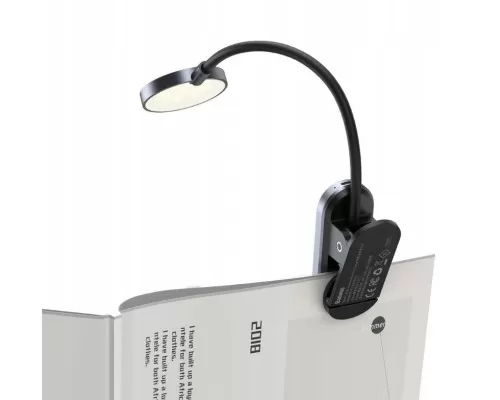 Лампа Baseus Comfort Reading Mini Clip Lamp Dark Gray (DGRAD-0G) для читання