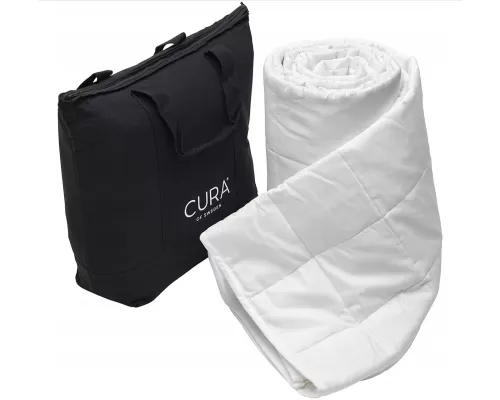Ковдра обтяжувана сенсорна CURA OF SWEDEN 150x210см 11кг біла Ковдра обтяжувана сенсорна CURA OF SWEDEN 150x210см 11кг біла